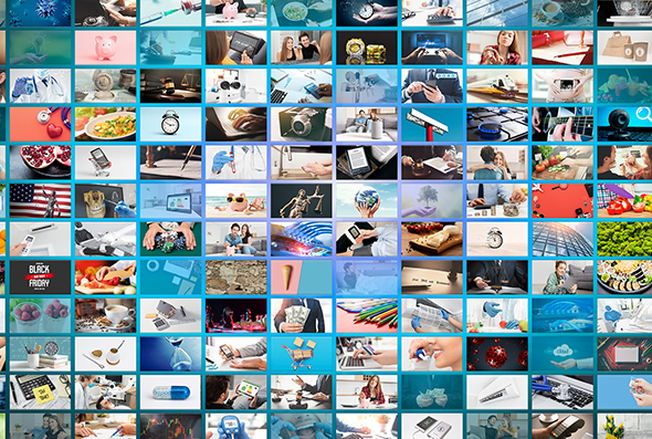 Events_Digital Media Multiple screens showing different images